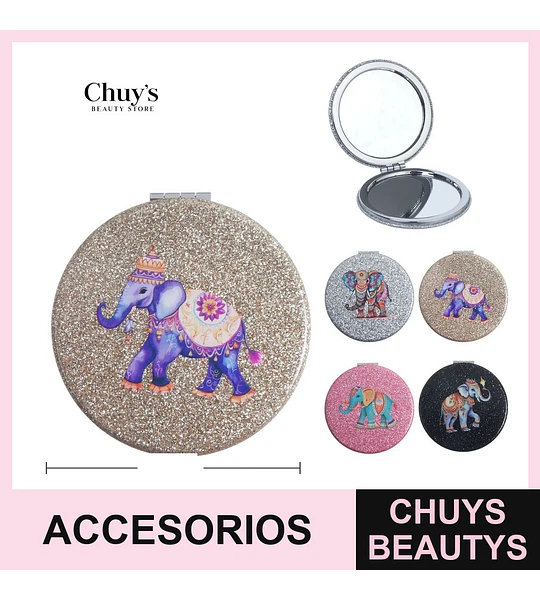 Espejos para cartera estampados