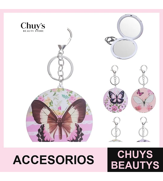 Espejo de cartera 7,5*7,5*1cm