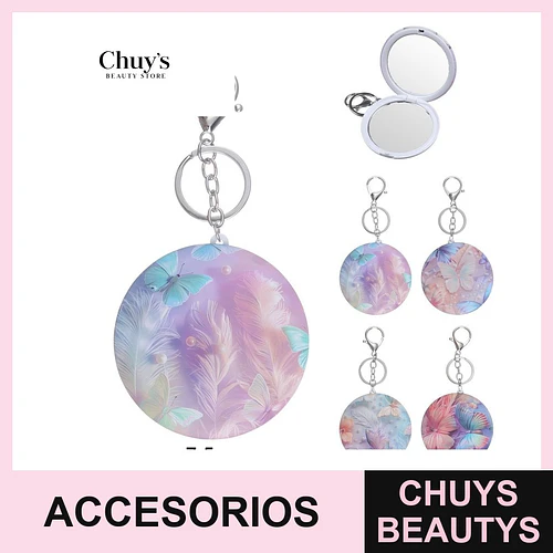 Espejo de cartera 7,5*7,5*1cm - Chuys Beautys | Chuys Beautys