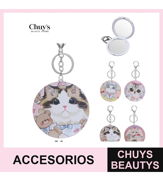 Espejo de cartera 7,5*7,5*1cm
