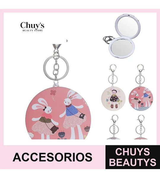 Espejo de cartera 7,5*7,5*1cm