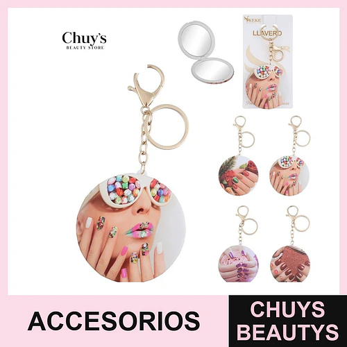 Espejo de Cartera Llavero - Chuys Beautys | Chuys Beautys