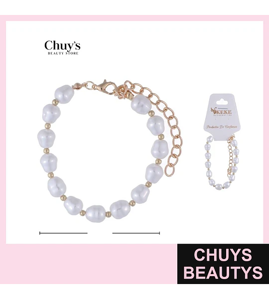 Pulsera de Perlas Elegante