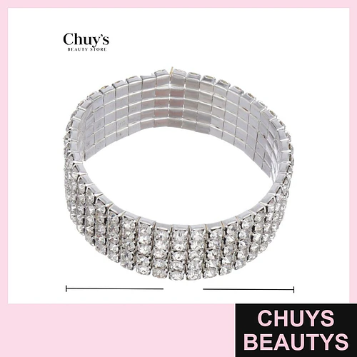 Pulsera con Brillos - Chuys Beautys | Chuys Beautys