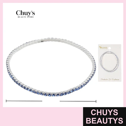 Pulsera Azul con Brillos - Chuys Beautys | Chuys Beautys