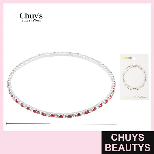 Pulsera Roja con Brillos - Chuys Beautys | Chuys Beautys