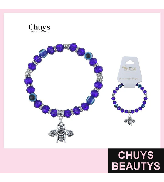 Pulsera Ojo Turco con Abeja