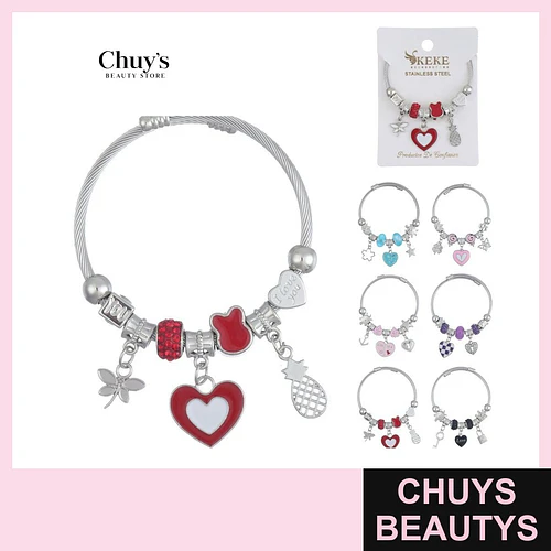 Brazalete de acero inoxidable 18 cm - Chuys Beautys | Chuys Beautys
