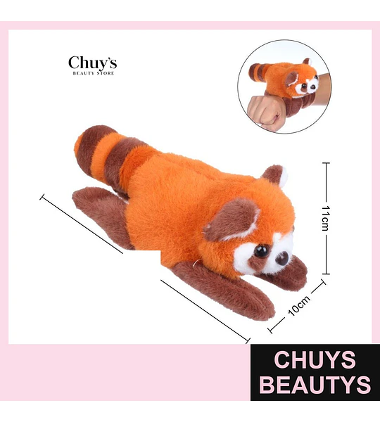 Peluche Pulsera Abrazo Mapache