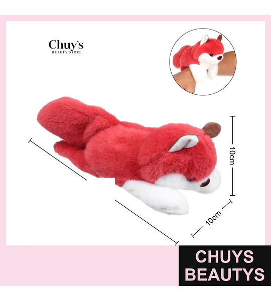 Peluche Pulsera Zorro