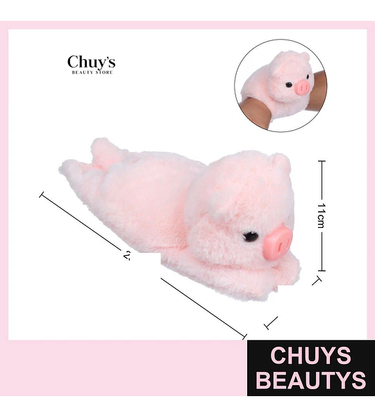 Peluche Pulsera Abrazo Chancho