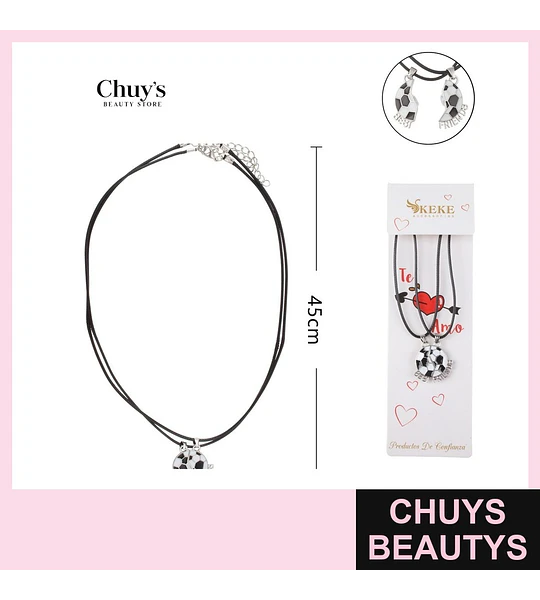 Collar para amigas 2pcs