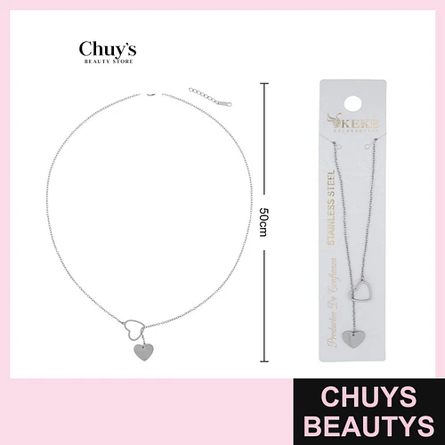 Collar acero inoxidable 45+5cm - Chuys Beautys | Chuys Beautys