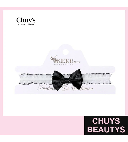 Choker con Lazo Negro