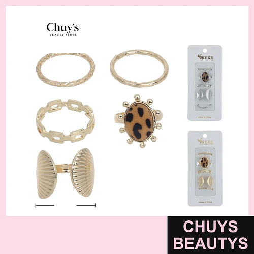 Set de Anillos Elegantes - Chuys Beautys | Chuys Beautys