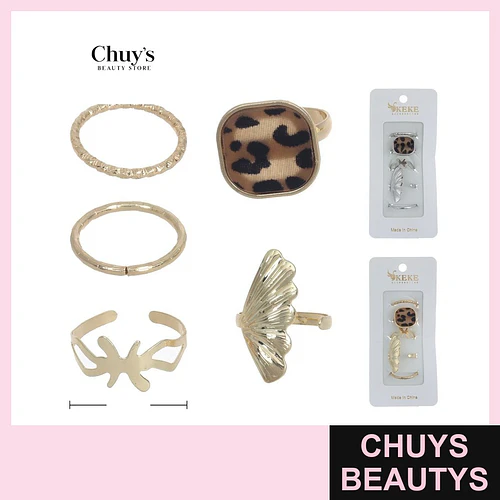 Set de Anillos Elegantes - Chuys Beautys | Chuys Beautys