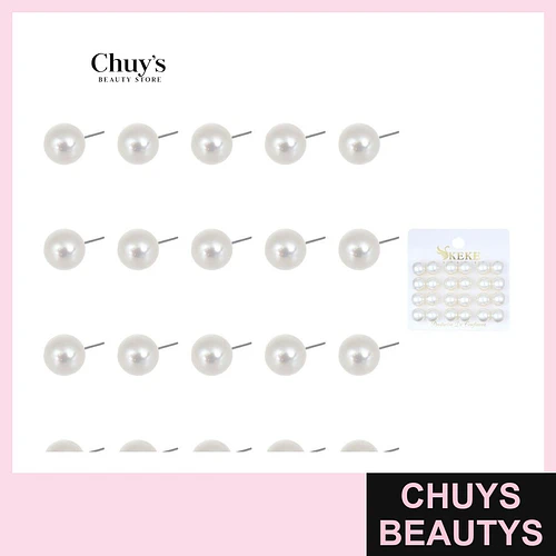 Pendientes Perla 12 Pcs - Chuys Beautys | Chuys Beautys