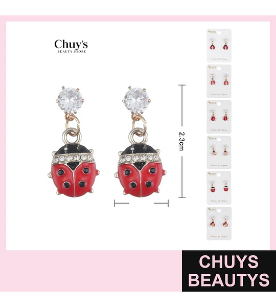 Pendientes de Aleacion 2,5cm