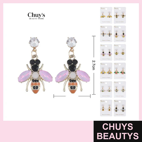 Pendientes de Aleacion 3cm - Chuys Beautys | Chuys Beautys