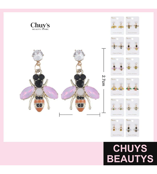 Pendientes de Aleacion 3cm