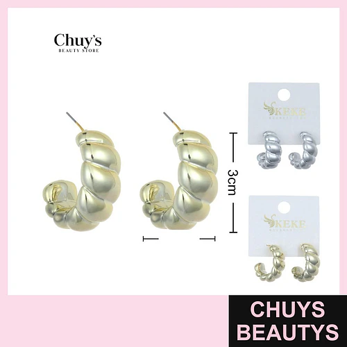 Pendientes CCB 2,8CM - Chuys Beautys | Chuys Beautys