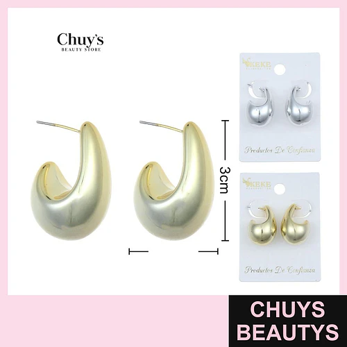 Pendientes CCB 3,1CM - Chuys Beautys | Chuys Beautys