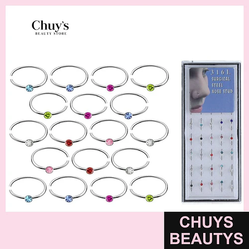 Piercing Acero Inoxidable 1,8mm 40 Pcs - Chuys Beautys | Chuys Beautys
