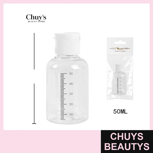 Envase 50ml Transparente - Chuys Beautys | Chuys Beautys