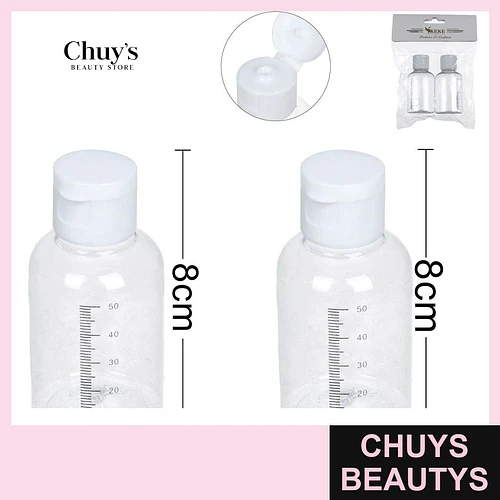 Envases 50ml para líquidos - Chuys Beautys | Chuys Beautys