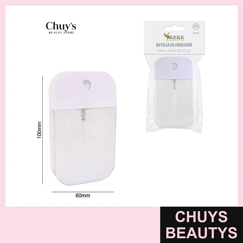 Botella Atomizadora 60*100mm - Chuys Beautys | Chuys Beautys
