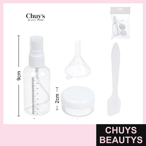 Set de envases 5 piezas - Chuys Beautys | Chuys Beautys