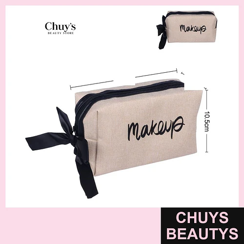 Neceser de maquillaje con lazo - Chuys Beautys | Chuys Beautys