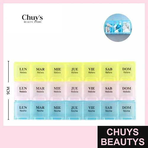 Pastillero Semanal Organizador - Chuys Beautys | Chuys Beautys