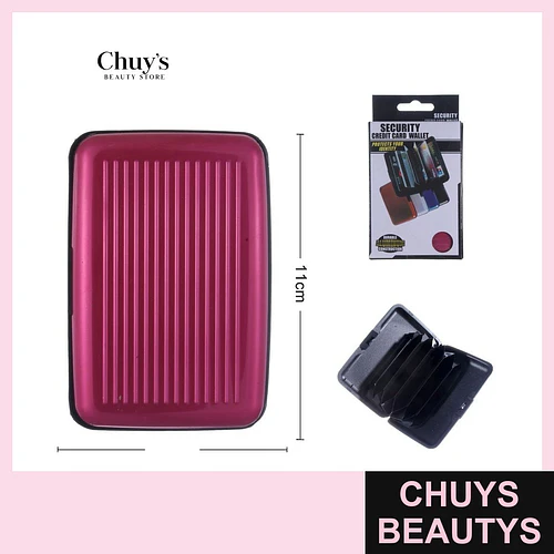 Tarjetero Fucsia 2*7.5*11cm - Chuys Beautys | Chuys Beautys