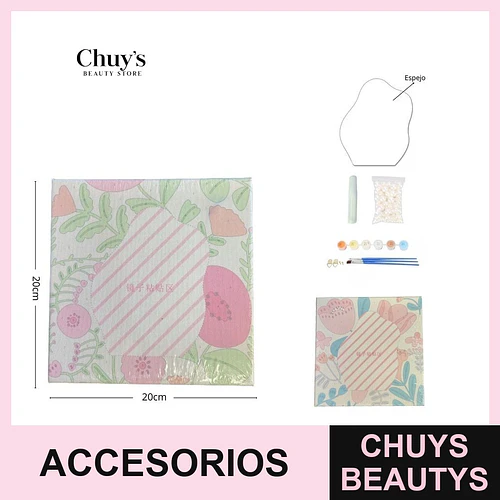Espejo con Diseños Floral - Chuys Beautys | Chuys Beautys