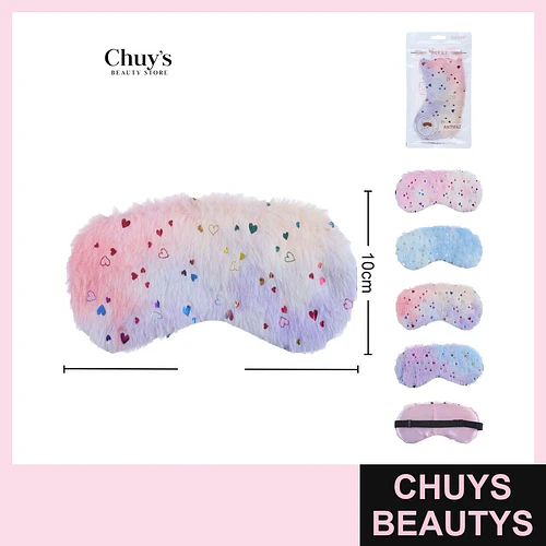 Antifaz Peluche Con Estampado - Chuys Beautys | Chuys Beautys