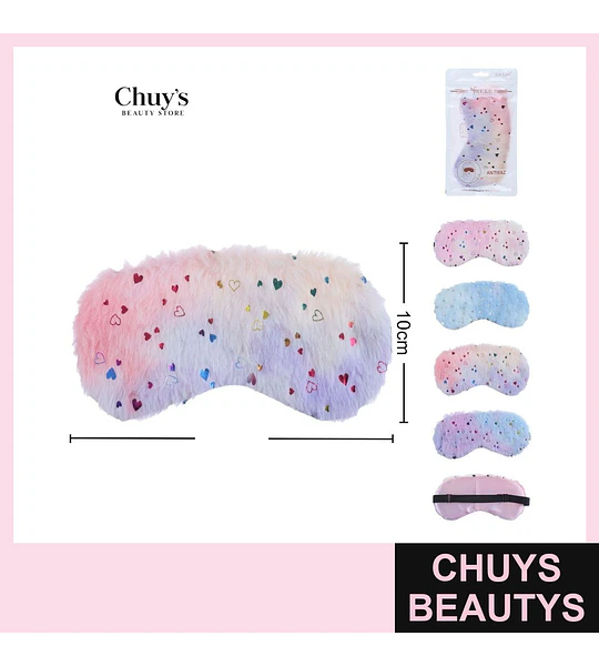 Antifaz Peluche Con Estampado