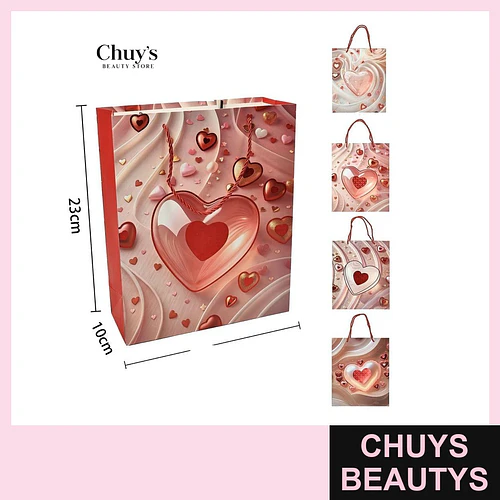 Bolsas para regalo corazón - Chuys Beautys | Chuys Beautys