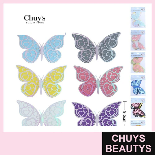 Mariposas 3D para decoración - Chuys Beautys | Chuys Beautys