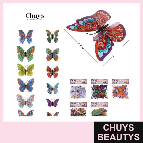 Stikers de Mariposas - Chuys Beautys | Chuys Beautys