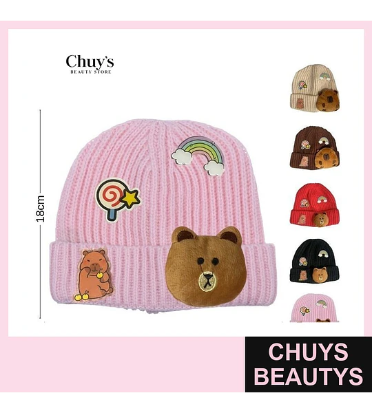 Gorro de Invierno con Estampados
