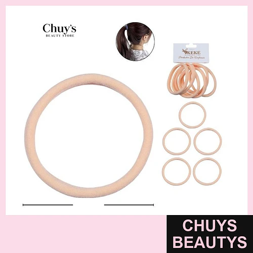 Colet Algodón Color Naranja Claro 6Pcs 6,5Cm - Chuys Beautys | Chuys Beautys