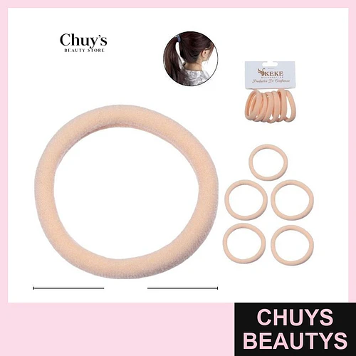 Colet Algodón Color Naranja Claro 6 Pcs 4,5cm - Chuys Beautys | Chuys Beautys