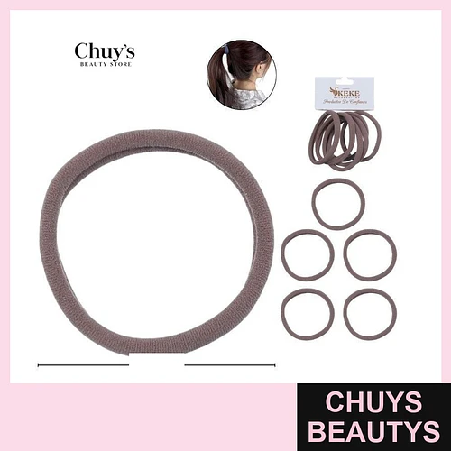 Colet Algodón Color Café 6Pcs 6,5Cm - Chuys Beautys | Chuys Beautys