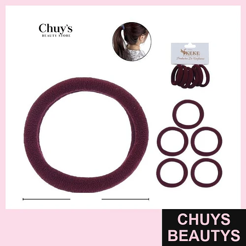 Colet Algodón Color Granate 6 Pcs - Chuys Beautys | Chuys Beautys