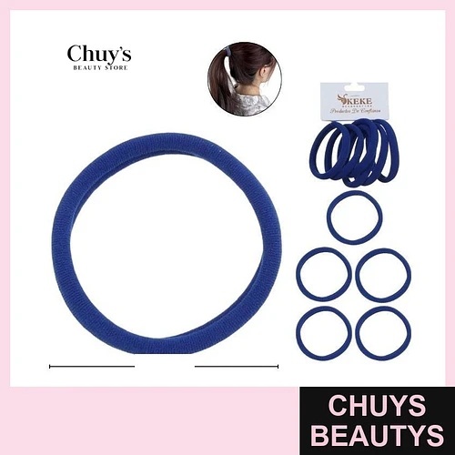 Colet Algodón Color Azul Marino 6Pcs 6,5cm - Chuys Beautys | Chuys Beautys