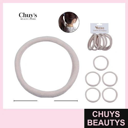 Colet Algodón Color Caqui 6Pcs 6,5Cm - Chuys Beautys | Chuys Beautys