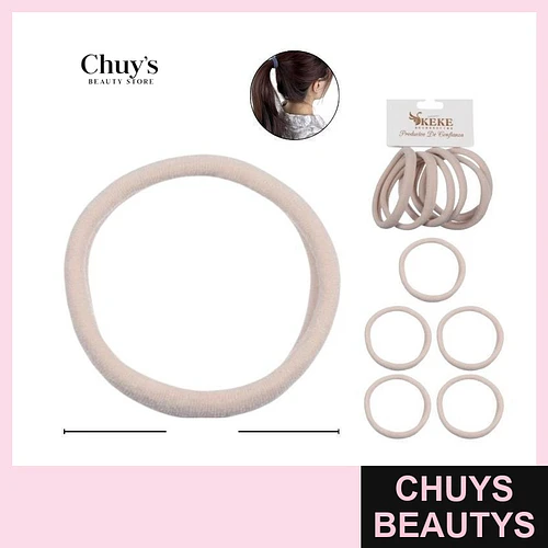 Colet Algodón Color Caqui 6Pcs 5,5Cm - Chuys Beautys | Chuys Beautys