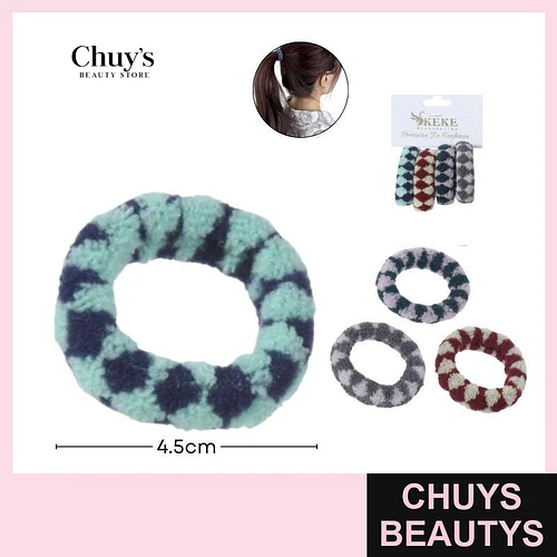 Colet Algodón Colores Surtidos 4Pcs 4,5Cm - Chuys Beautys | Chuys Beautys