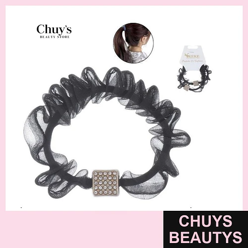 Colet Algodón Color Negro 2Pcs 5,5cm - Chuys Beautys | Chuys Beautys
